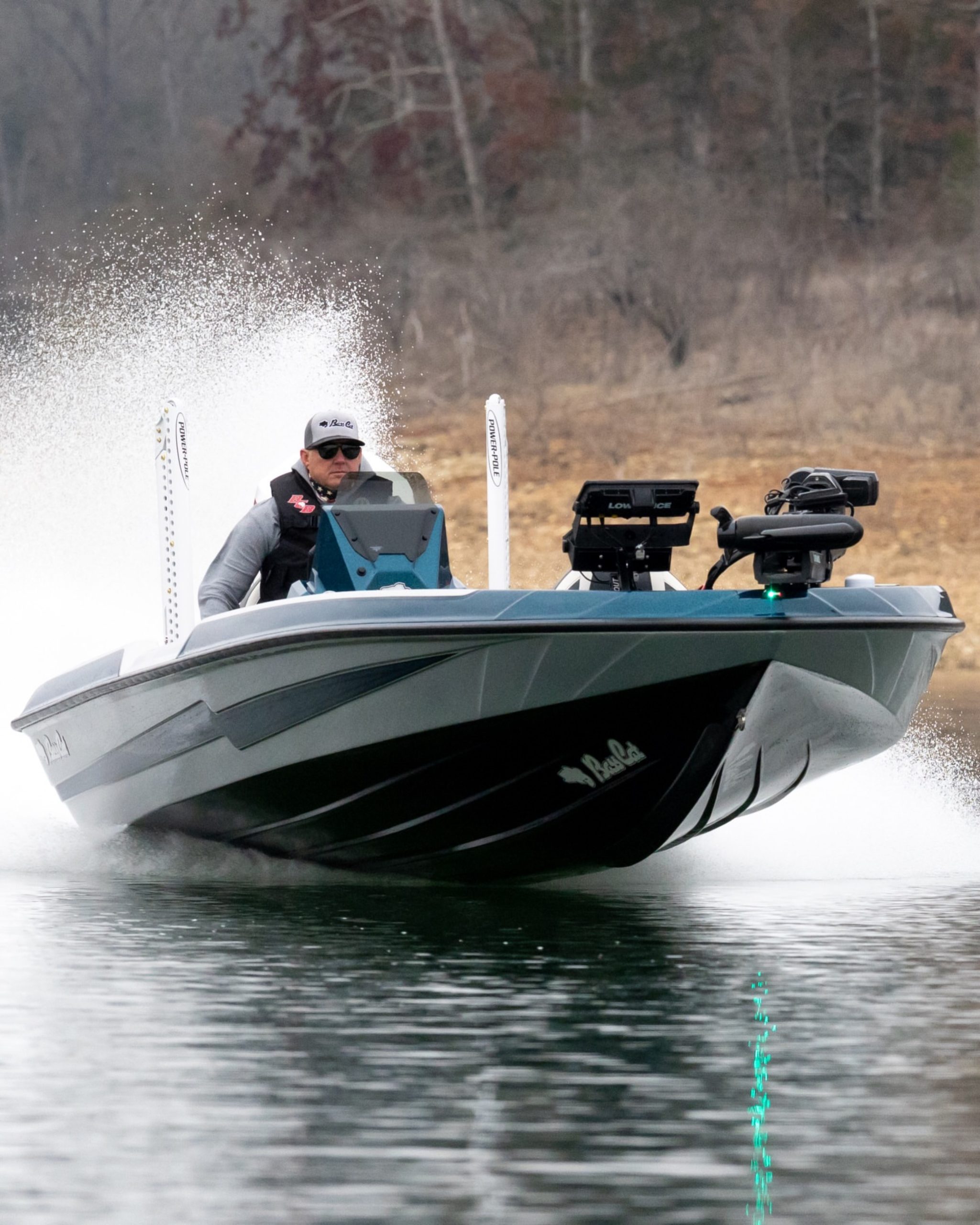 Bass Cat Pantera on the water
