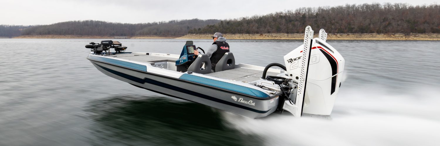 Bass Cat Pantera on the water